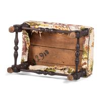A William and Mary Block Turned Walnut Footstool