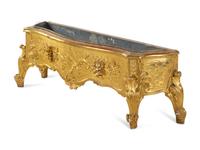 A Louis XV Style Carved Giltwood Jardinière