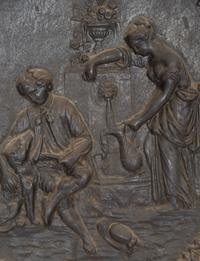 A French Cast Iron Fireback