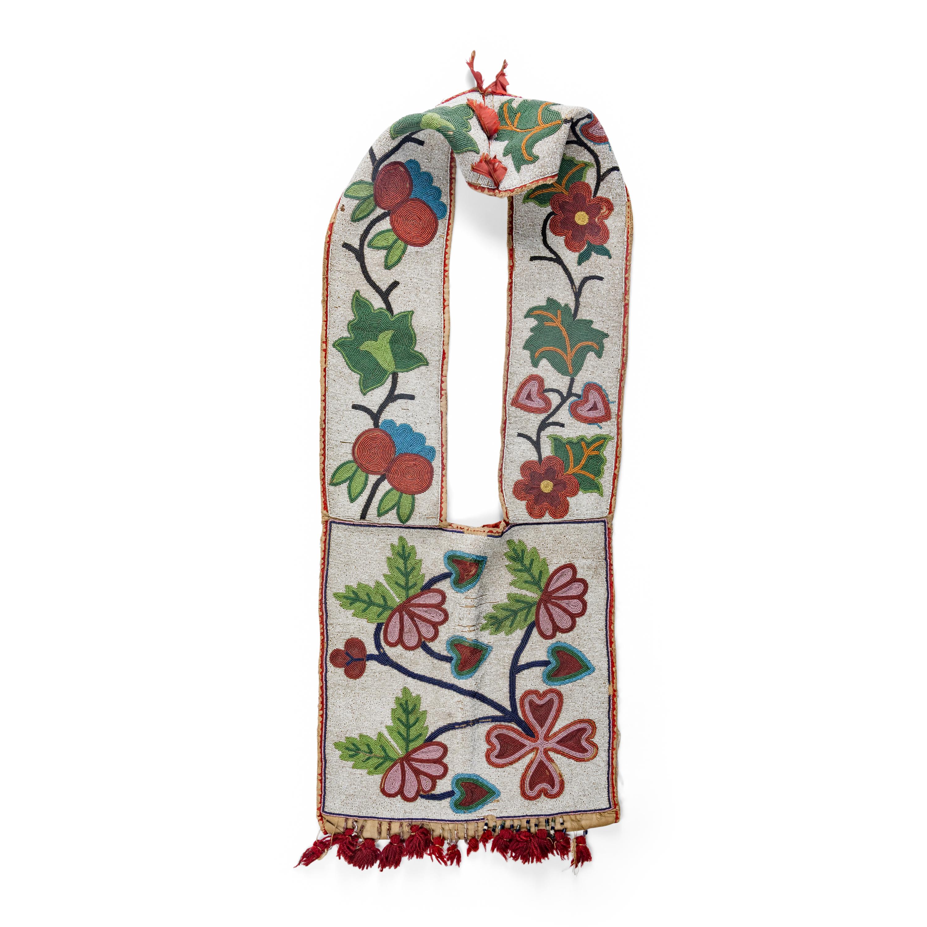 Anishinaabe Beaded Bandolier Bag