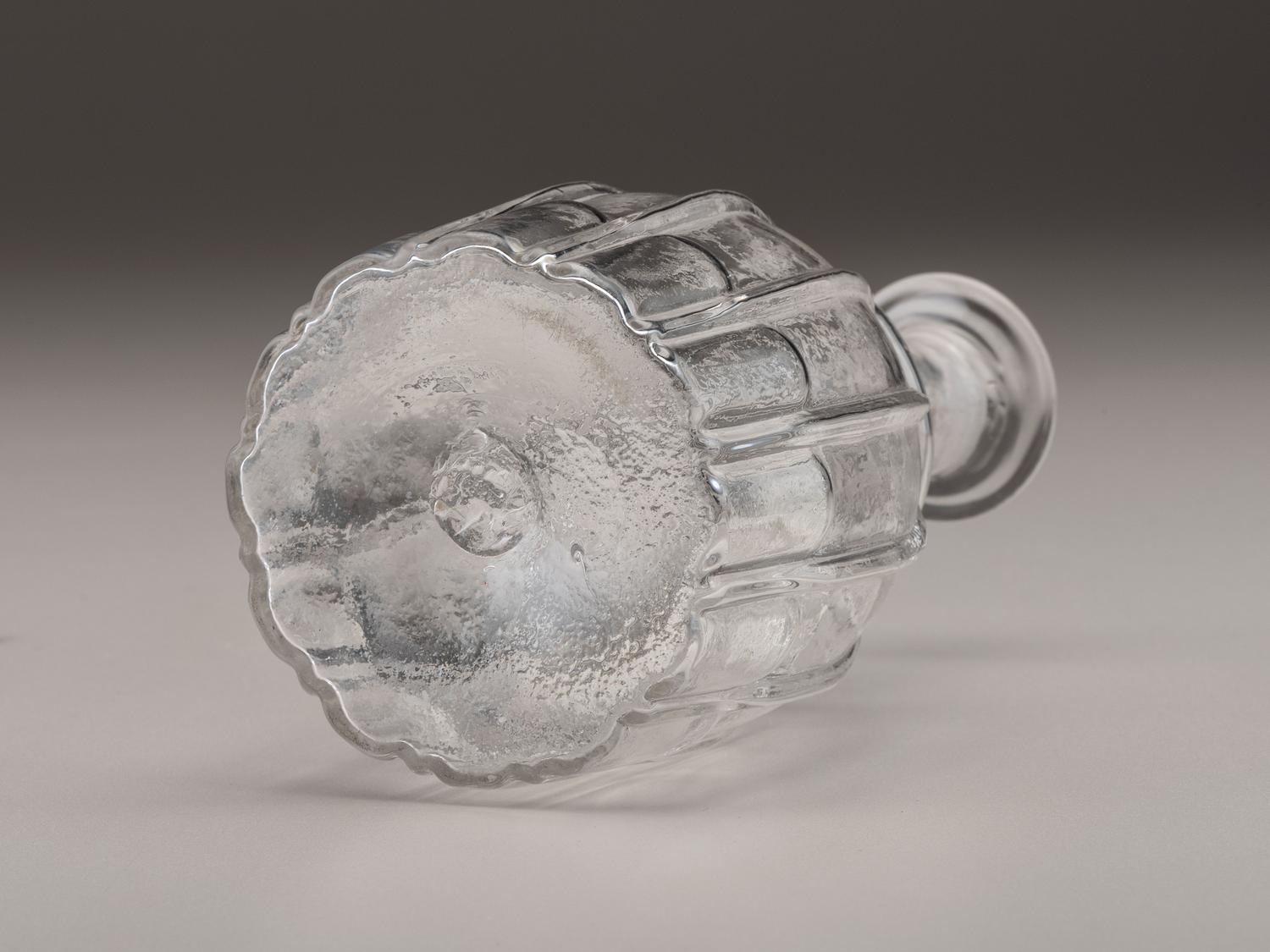 A Clear Glass Decanter by New England Glass Company
