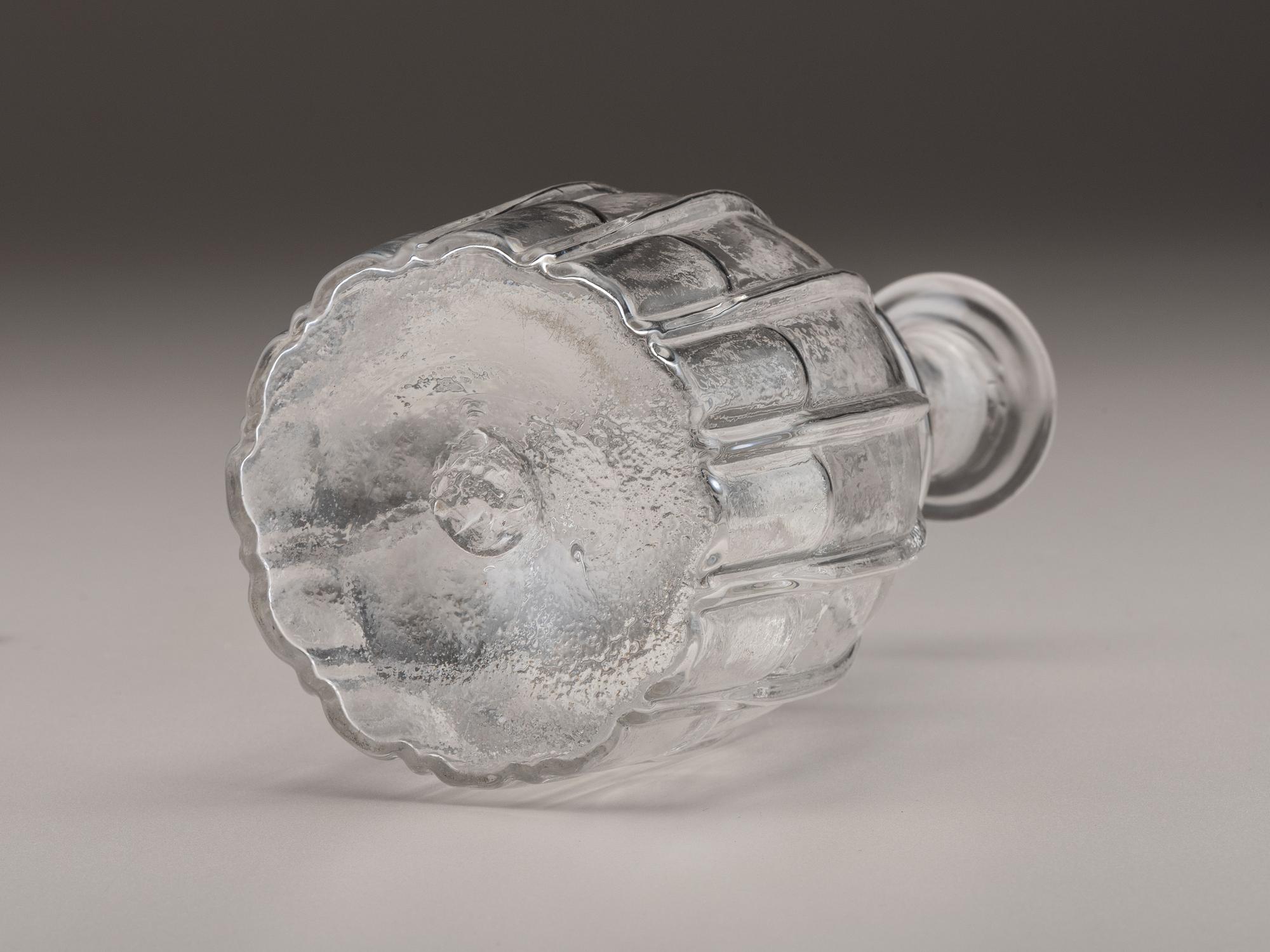 A Clear Glass Decanter by New England Glass Company