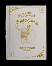 A Complete Run of 1984-97 Series One Through Nine Perez-Steele Baseball Hall of Fame Great Moments Cards