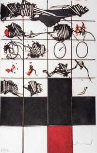 SANESI, ROBERTO. Un Lavoro dificile. Milan, 1970. Limited, signed. With one other by Sanesi. (2 works)