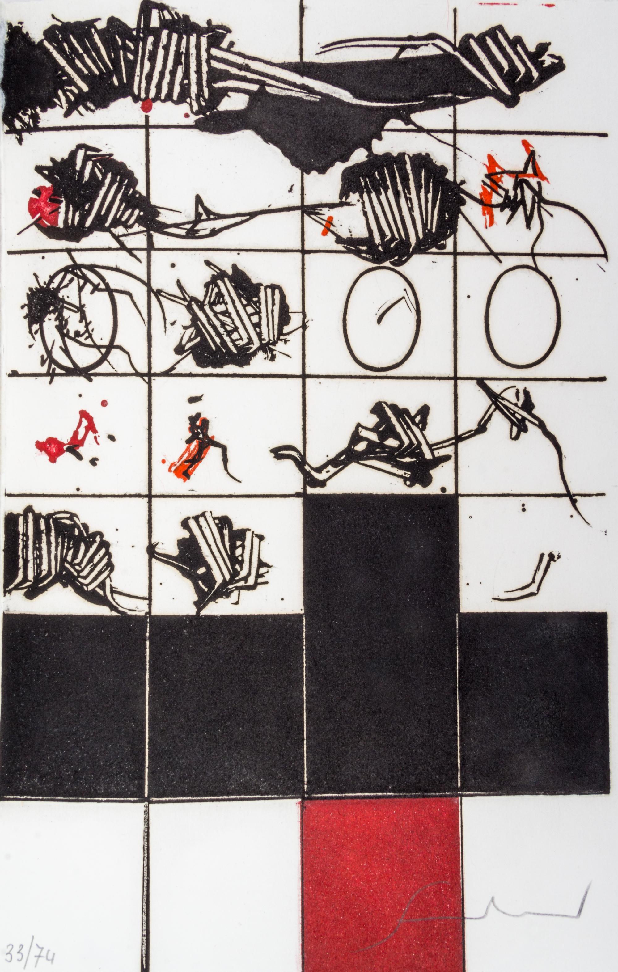 SANESI, ROBERTO. Un Lavoro dificile. Milan, 1970. Limited, signed. With one other by Sanesi. (2 works)