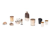 A Group of Seven Silver and Silver-Mounted Articles