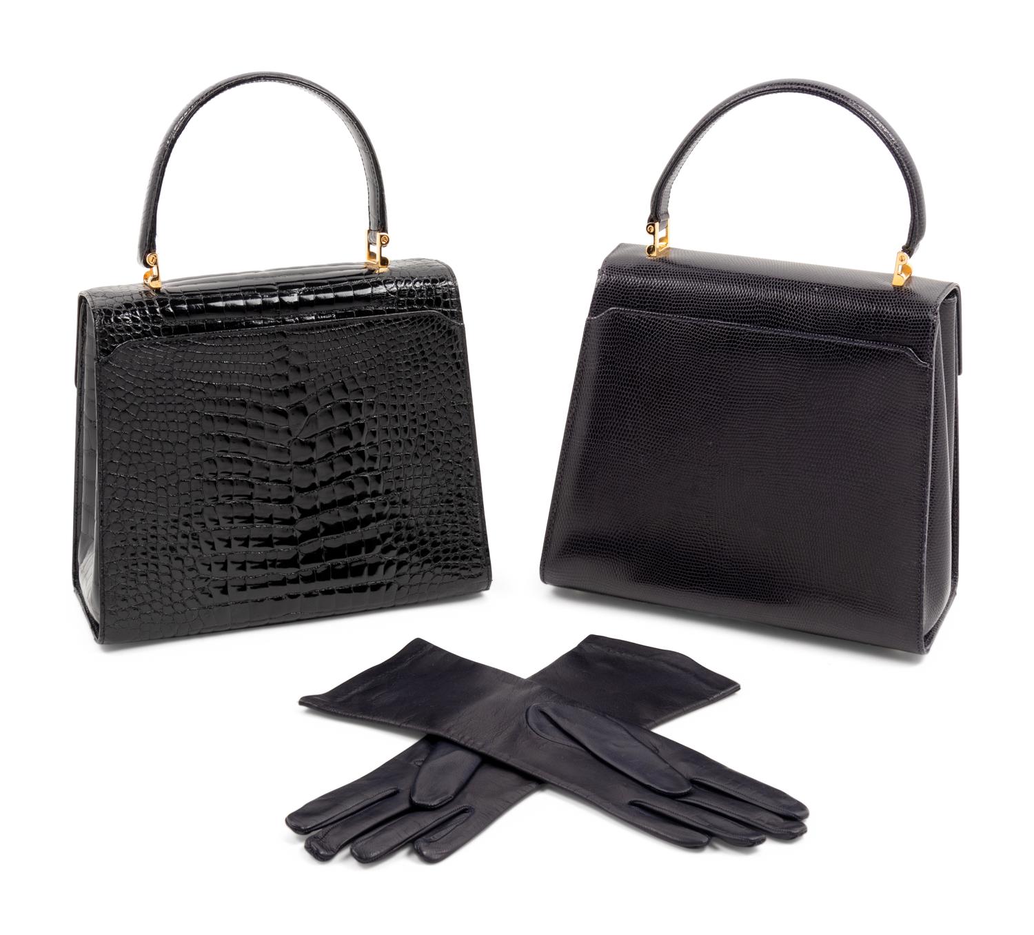 Two Tiffany & Co Flap Bags and One Pair of Gloves, 2010s