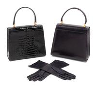 Two Tiffany & Co Flap Bags and One Pair of Gloves, 2010s