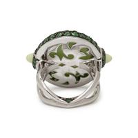 STEPHEN WEBSTER, WHITE GOLD AND MULTIGEM RING