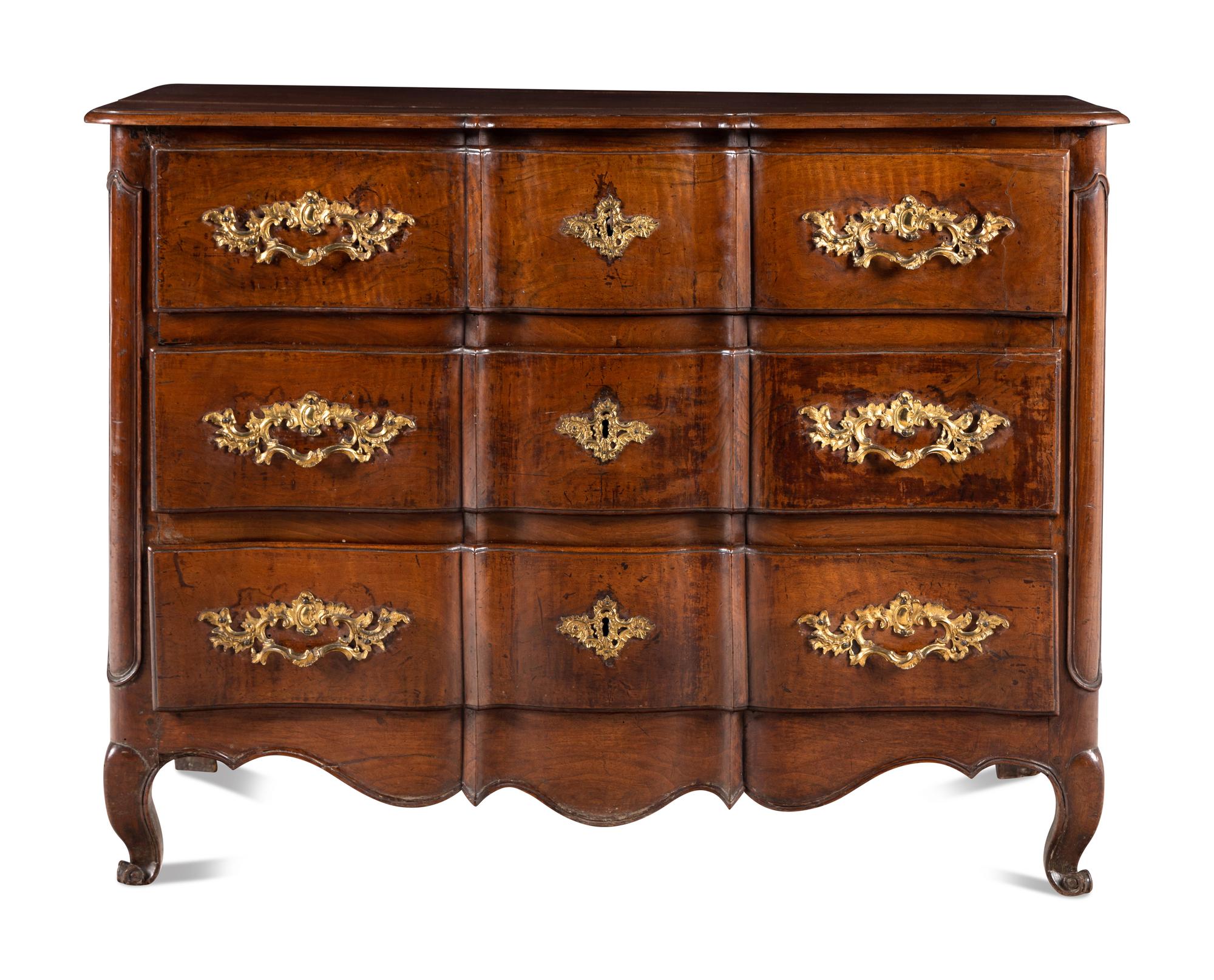 A Provincial Régence Walnut Commode