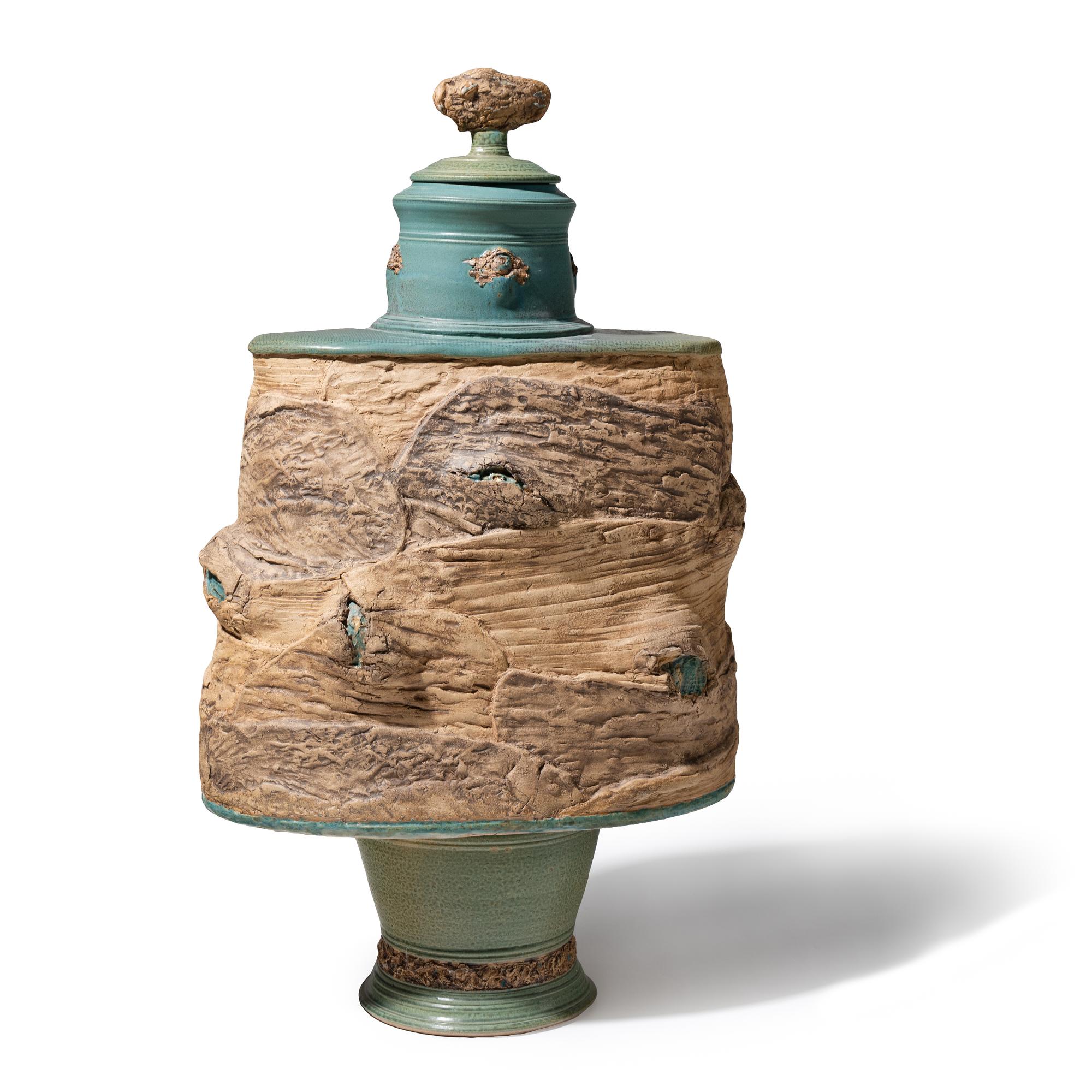 Textural Lidded Vessel