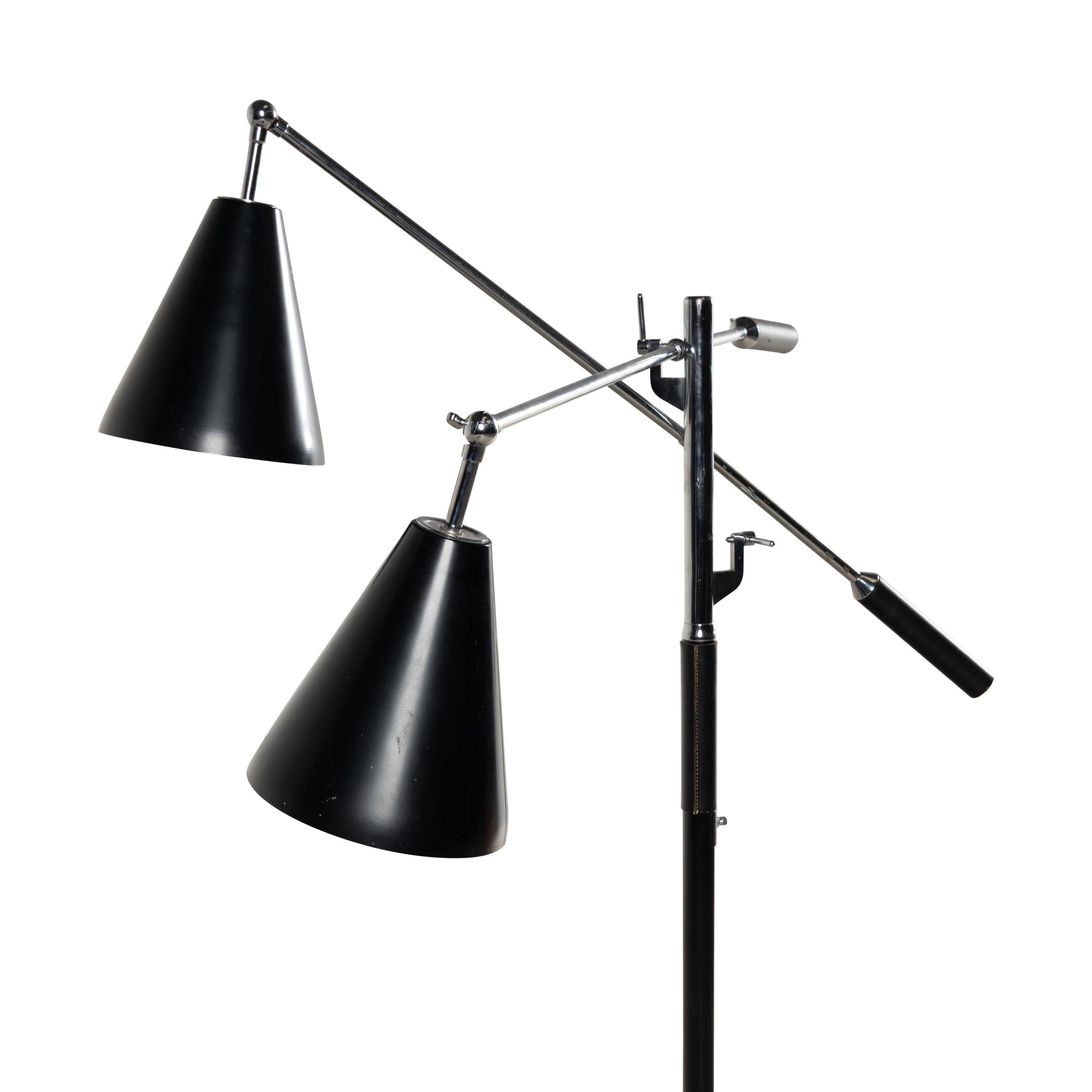 after Angelo Lelii 20th Century — Floor lamp, Italy