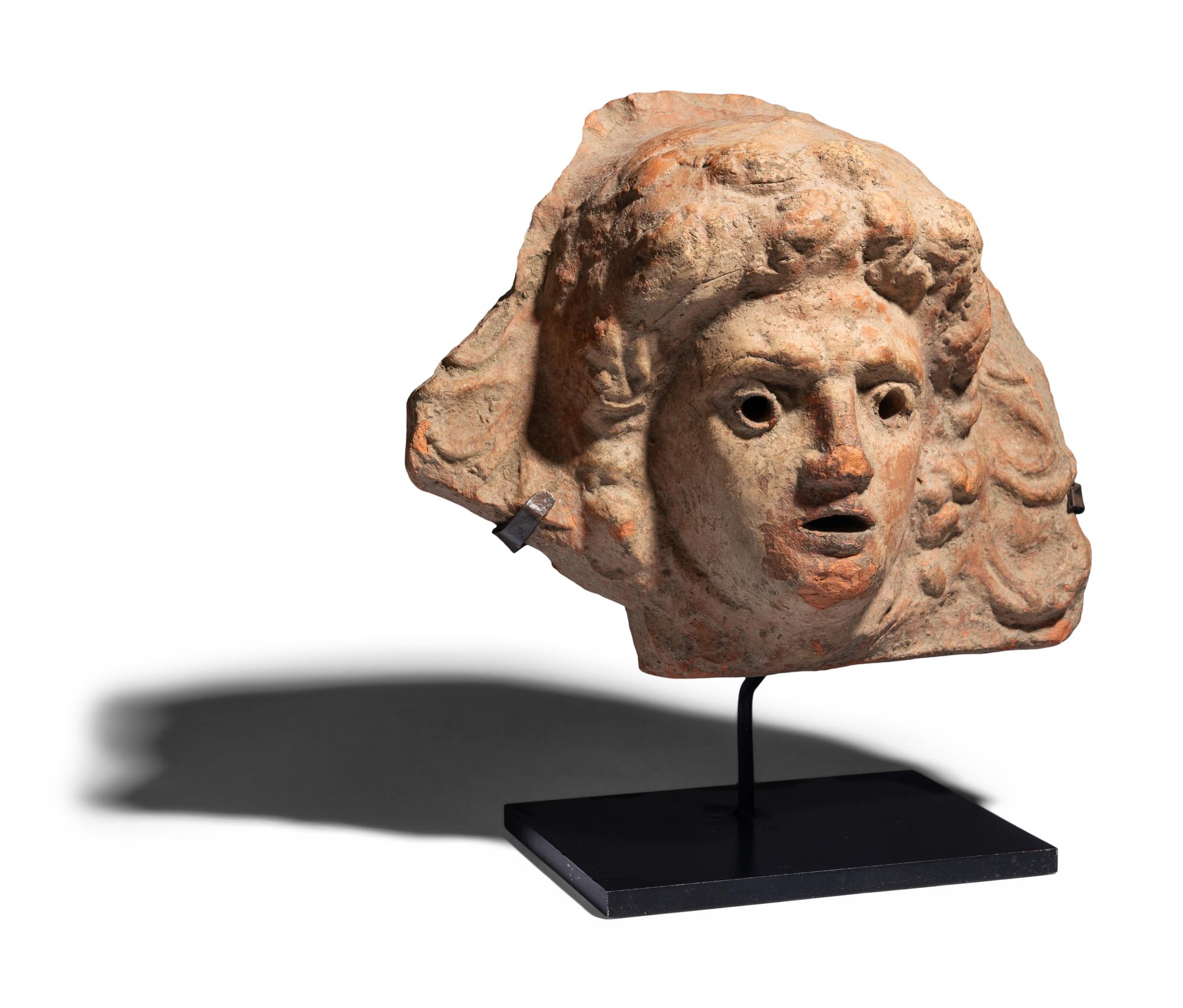 A Greek Terracotta Theater Mask