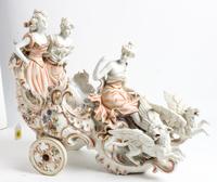 A Sitzendorf Porcelain Figural Group Height 15 1/2 x width 19 inches. — EARLY 20TH CENTURY