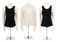 Seven Designer Tops: One Loro Piana, Three Giorgio Armani, and Three The Row