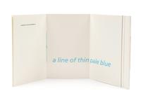 CUTTS, SIMON AND IAN HAMILTON FINLAY. Lines of Thin Pale Blue and Red. Nevers, 1990. (with one other)