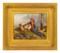 Children Looking Towards the Sea, 1878