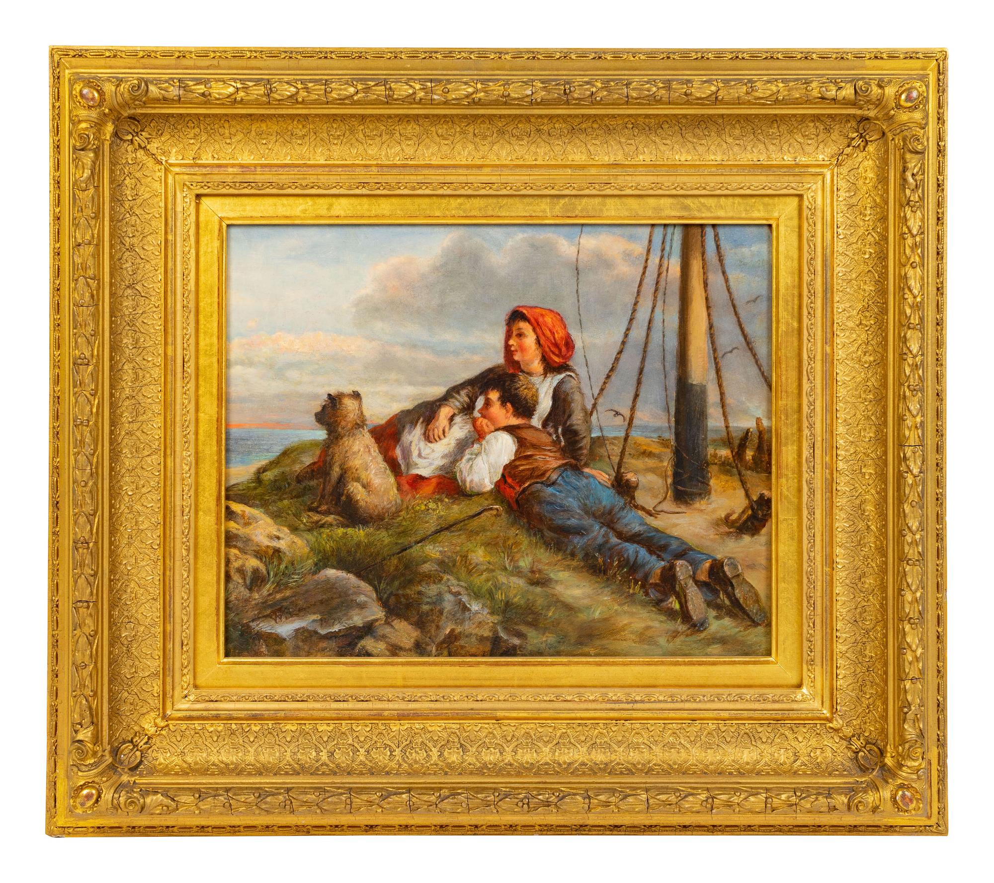 Children Looking Towards the Sea, 1878