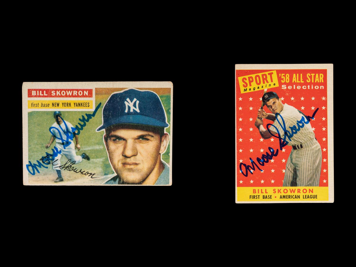 A Group of New York Yankees Items Including Mickey Mantle Signed Autograph,