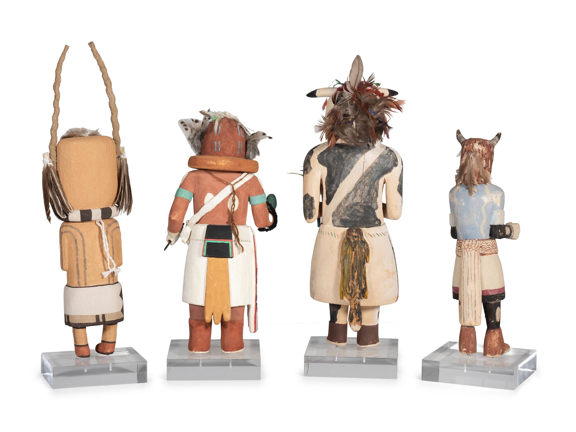 Collection of Hopi Katsina Dolls
