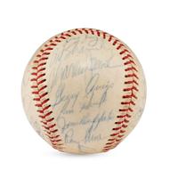 A 1965 Cincinnati Reds Team Signed Autograph Baseball Including Early Pete Rose Signature (Beckett Authentication Services)