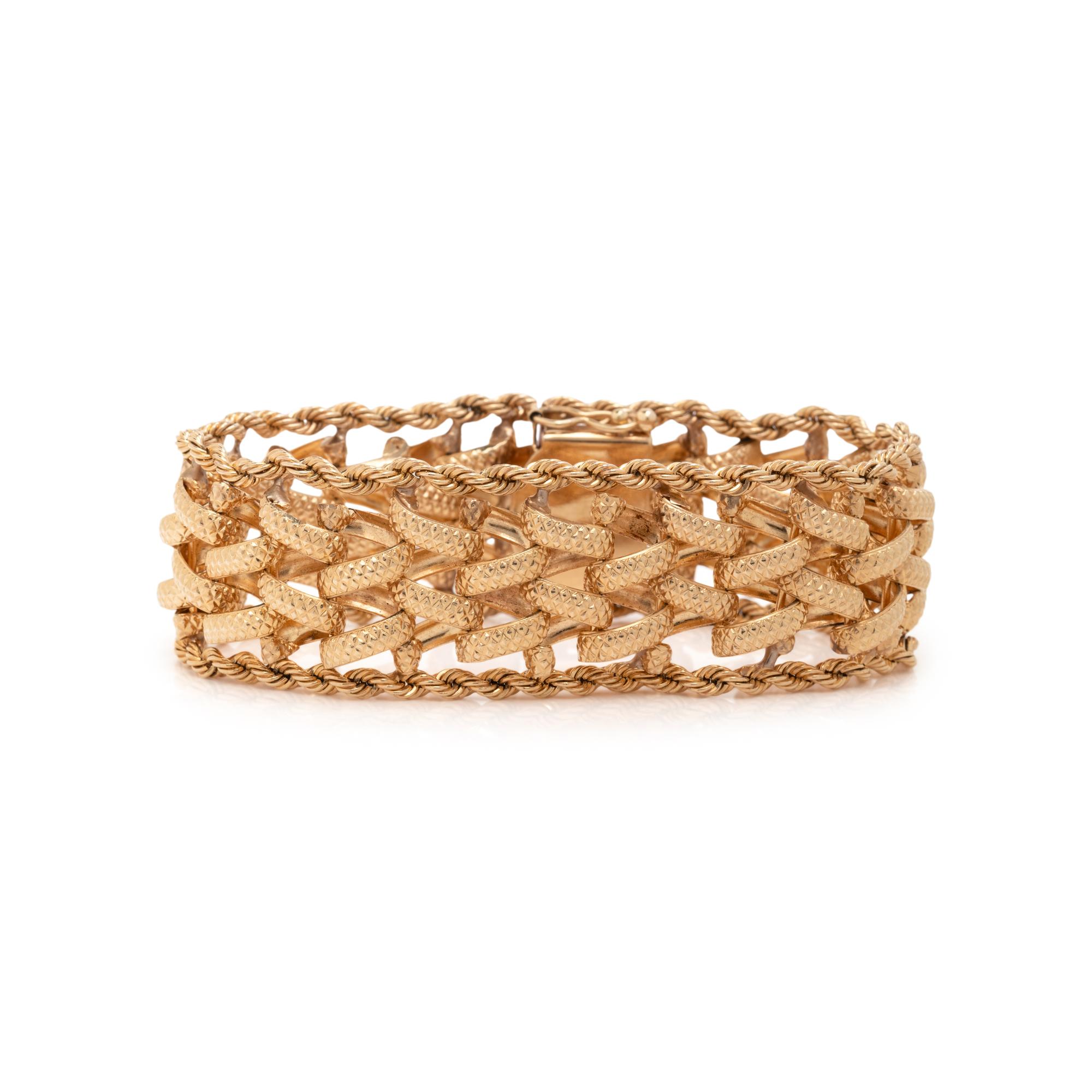 YELLOW GOLD BRACELET