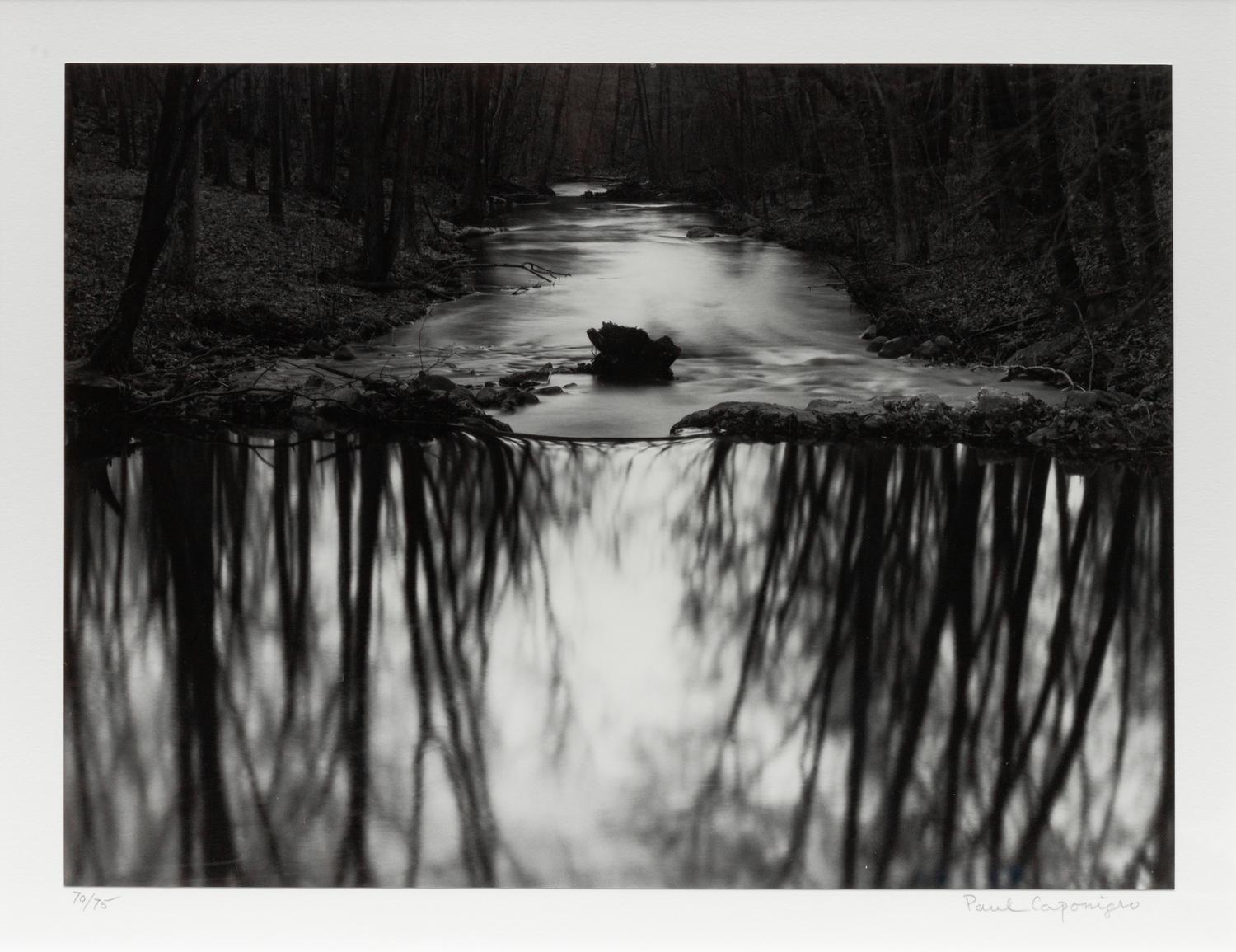 Reflection Stream, Redding , 1968 (printed later)