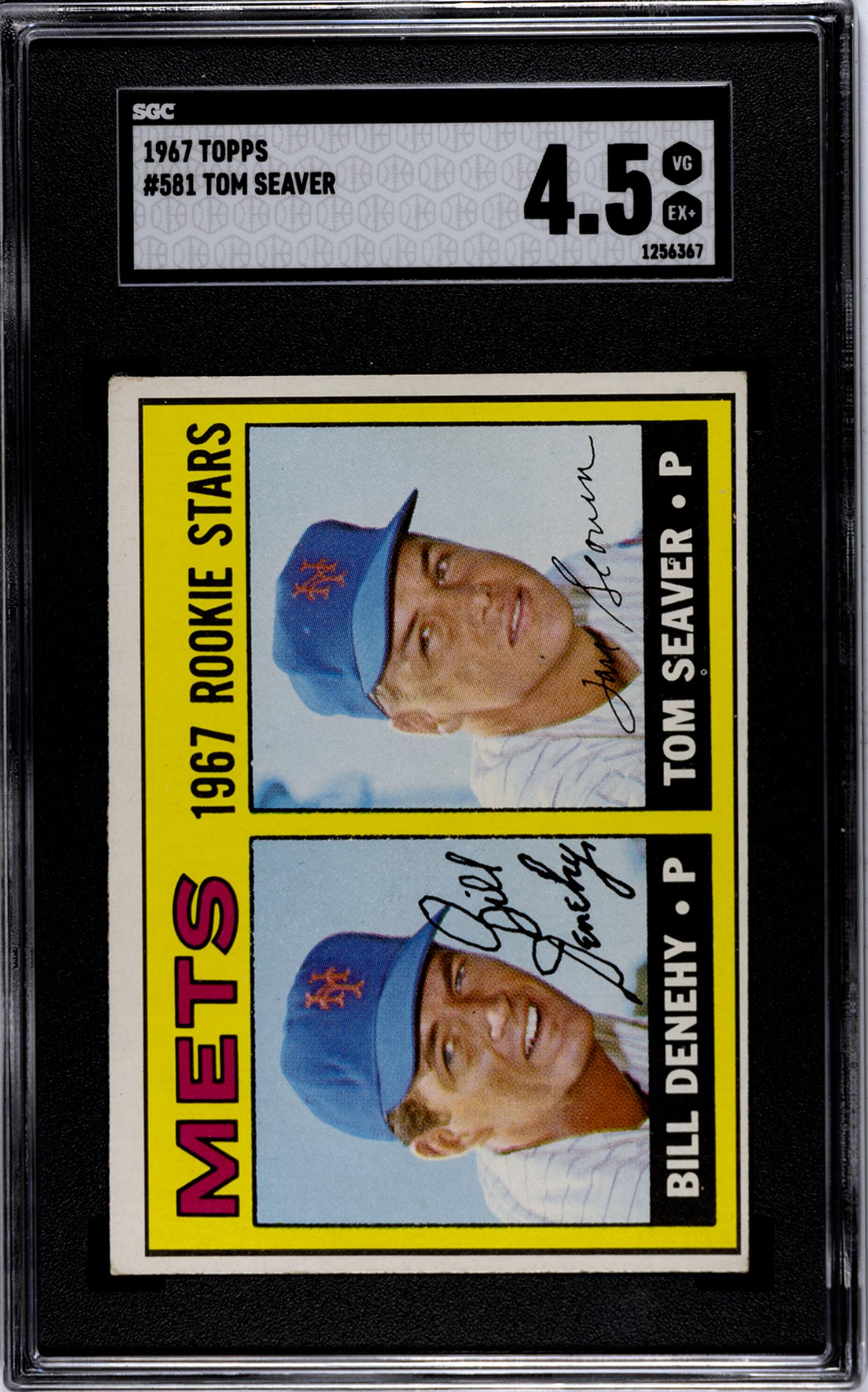 A Complete Set of 1967 Topps Baseball Cards Including SGC Graded Key Cards (609/609),