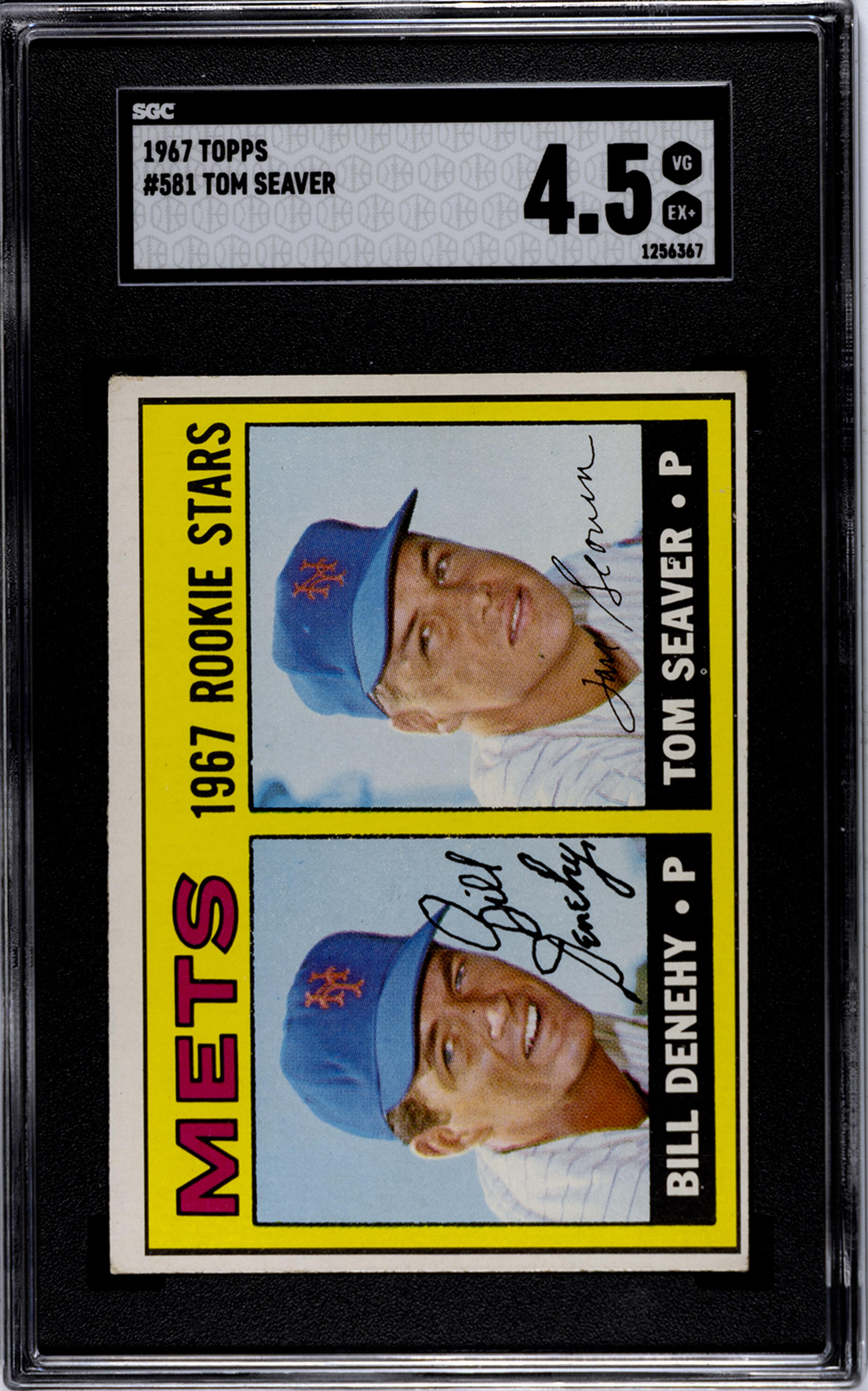 A Complete Set of 1967 Topps Baseball Cards Including SGC Graded Key Cards (609/609),