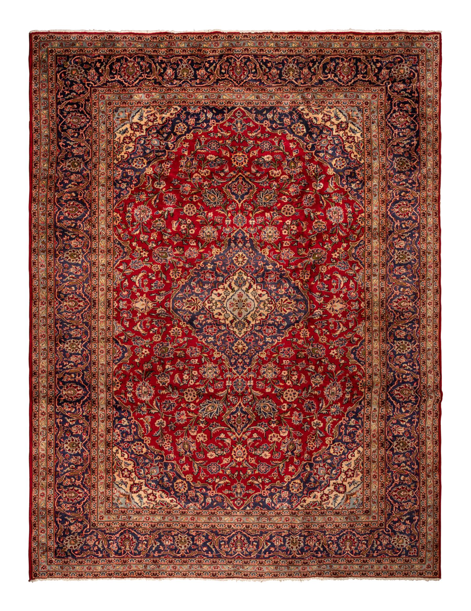 A Kashan Wool Rug