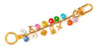 A Louis Vuitton Porte Cles Pastilles Multicolor Key Chain, Length: 8".
