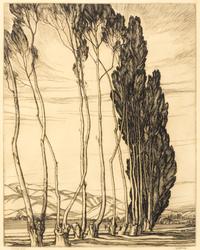 Roi Partridge, (American, 1888-1984), On the Links, 1931