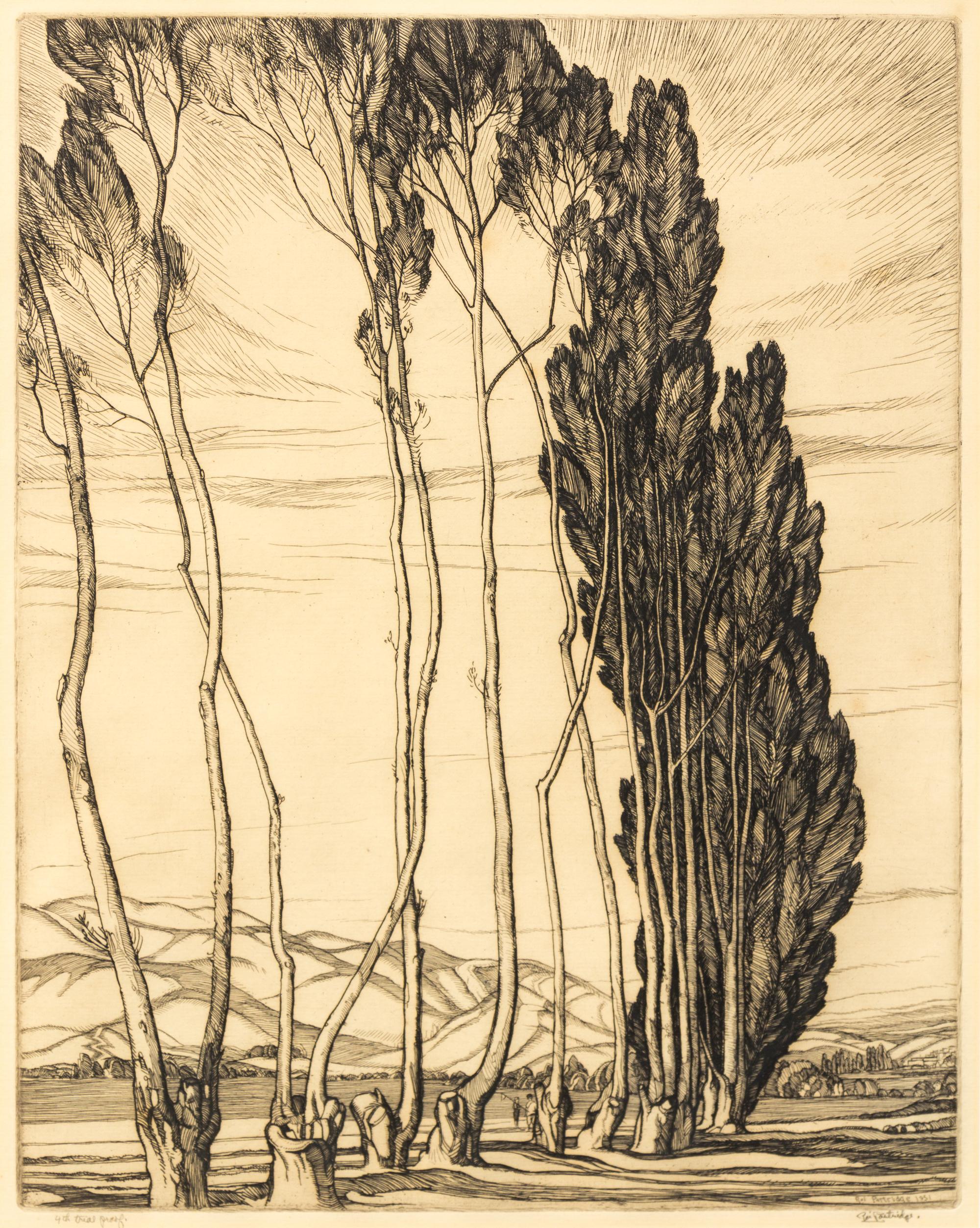Roi Partridge, (American, 1888-1984), On the Links, 1931
