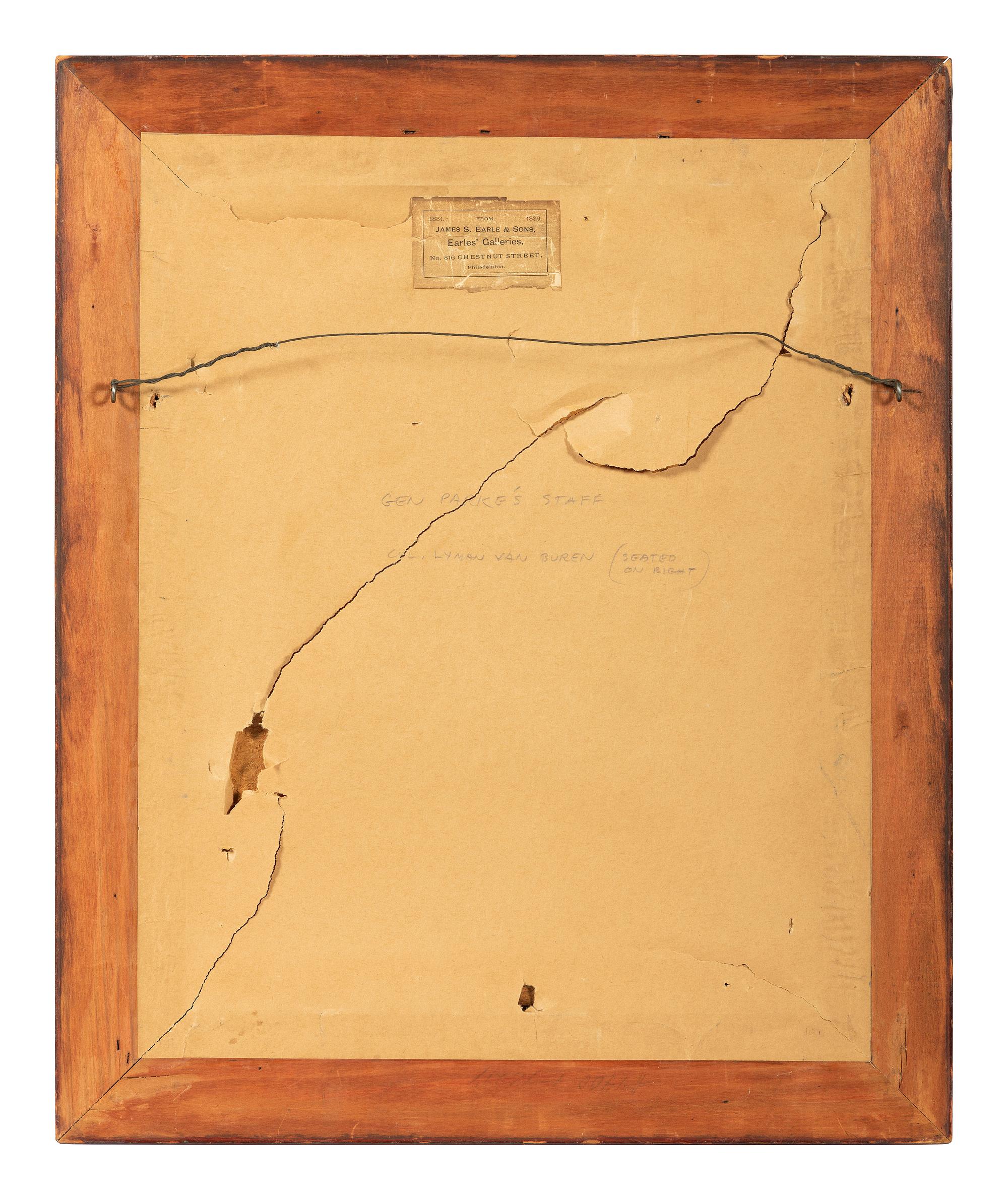 [CIVIL WAR]. A collection of items identified to General James Lyman Van Buren, incl. US Model 1860 Light Cavalry saber, buff saber belt, shoulder straps, insignia, and photographs.