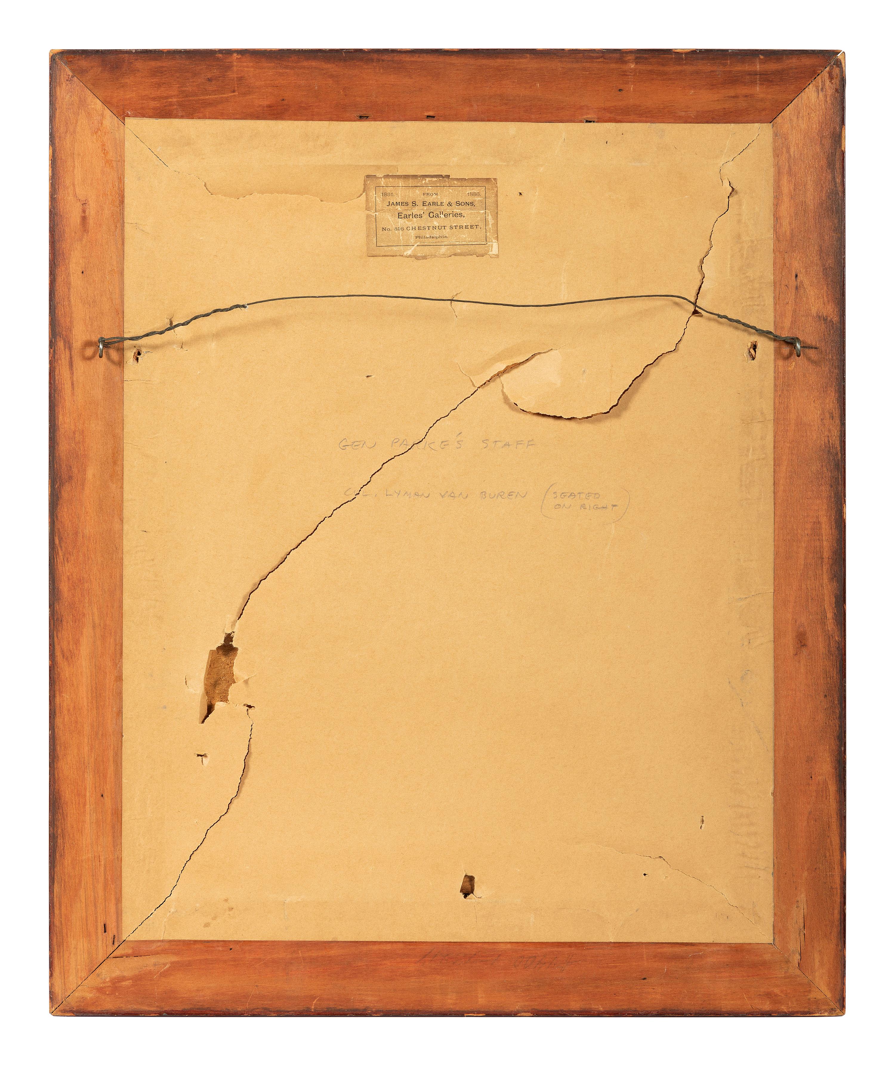 [CIVIL WAR]. A collection of items identified to General James Lyman Van Buren, incl. US Model 1860 Light Cavalry saber, buff saber belt, shoulder straps, insignia, and photographs.