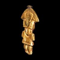 A Chimu Gold Ceremonial Pendant