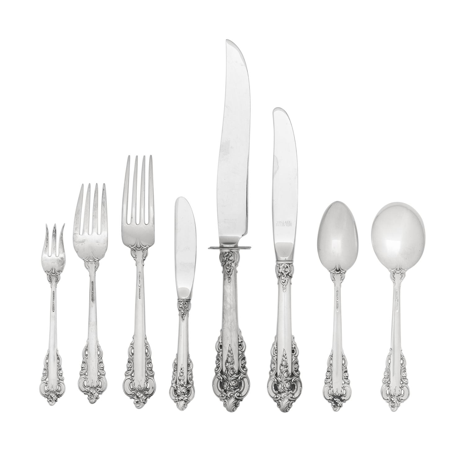 An American Silver Flatware Service
