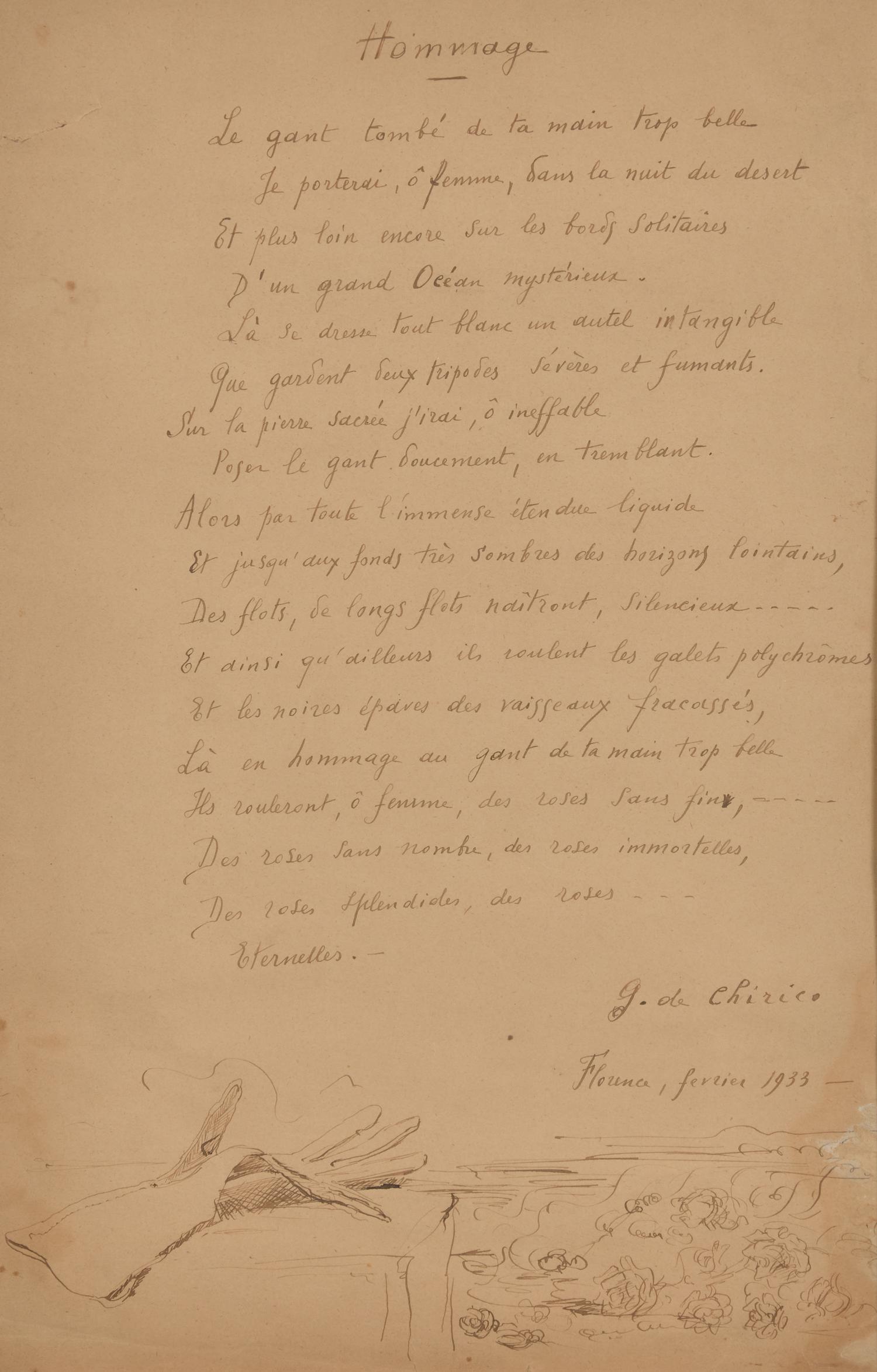 Hommage (A Poem), 1933