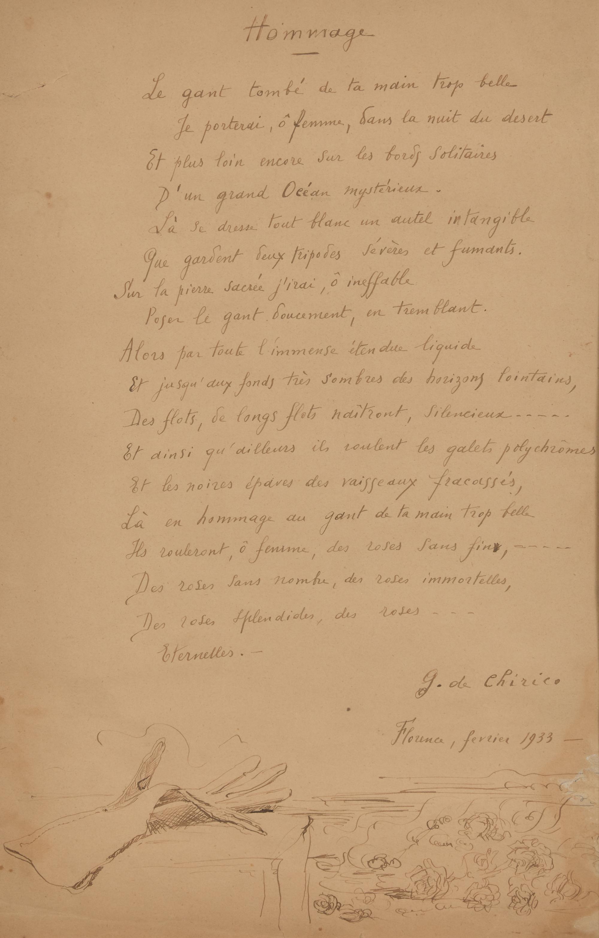 Hommage (A Poem), 1933