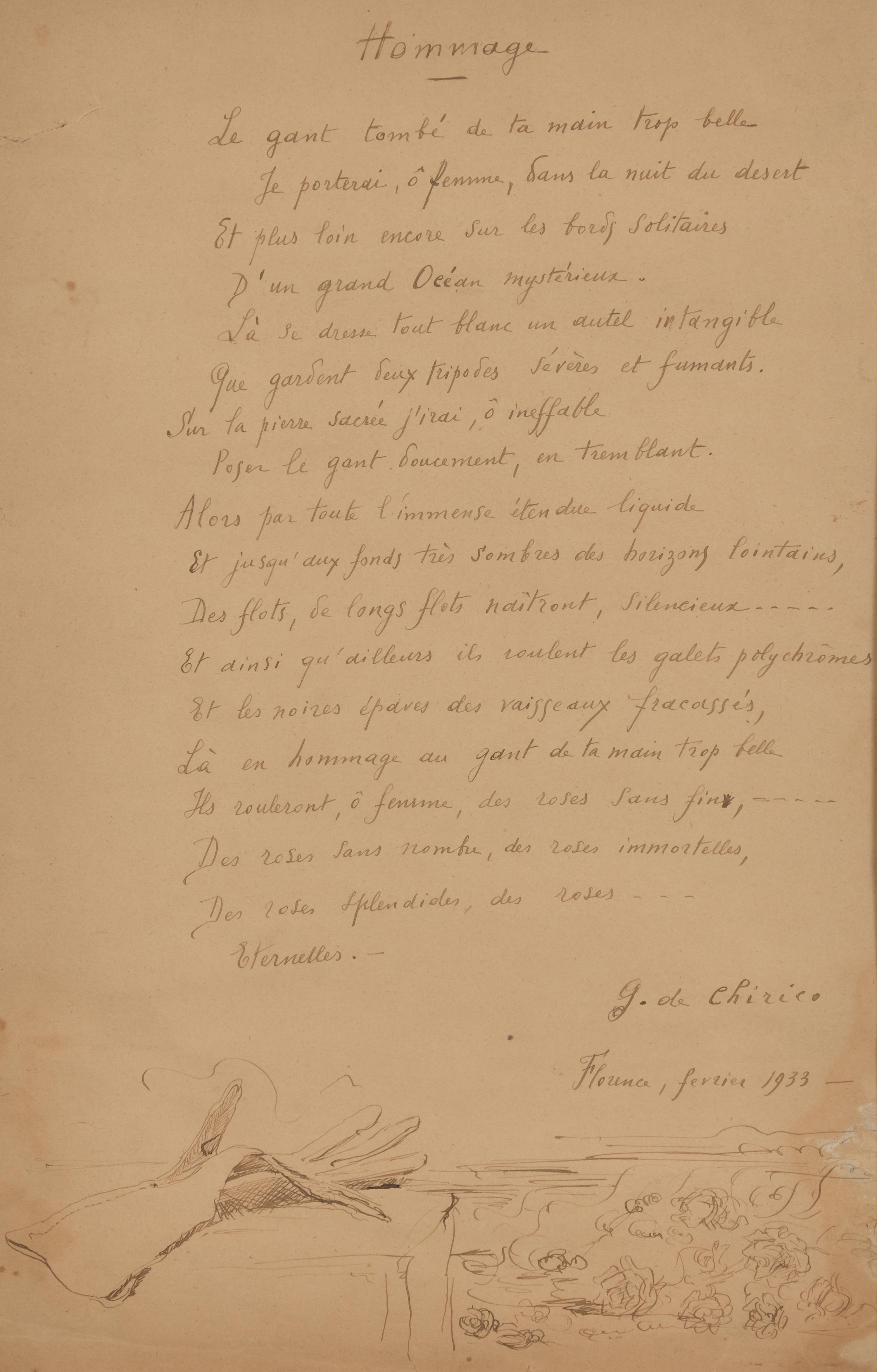 Hommage (A Poem), 1933