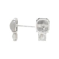 PLATINUM AND DIAMOND EARRINGS