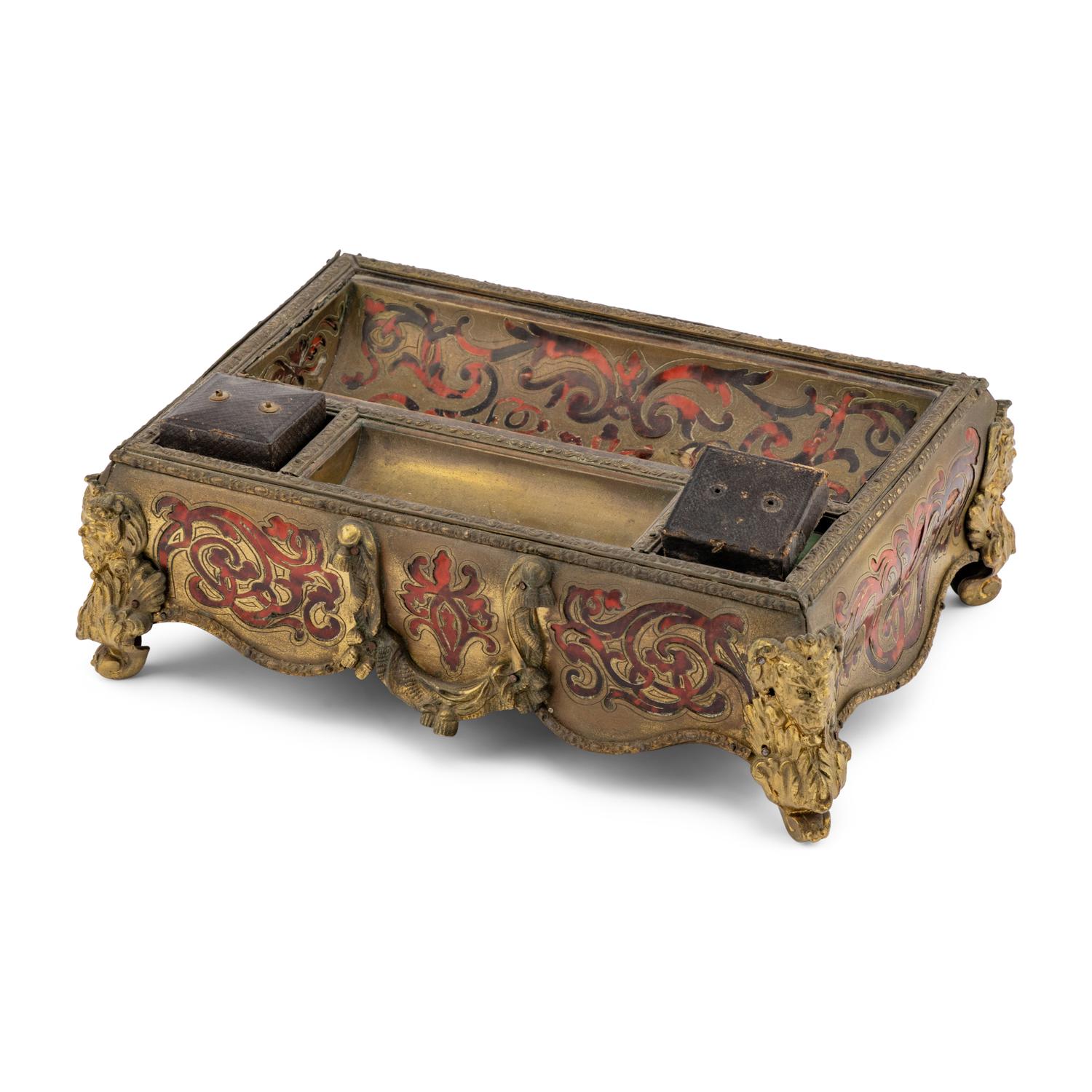 A Napoleon III Boulle Marquetry Standish