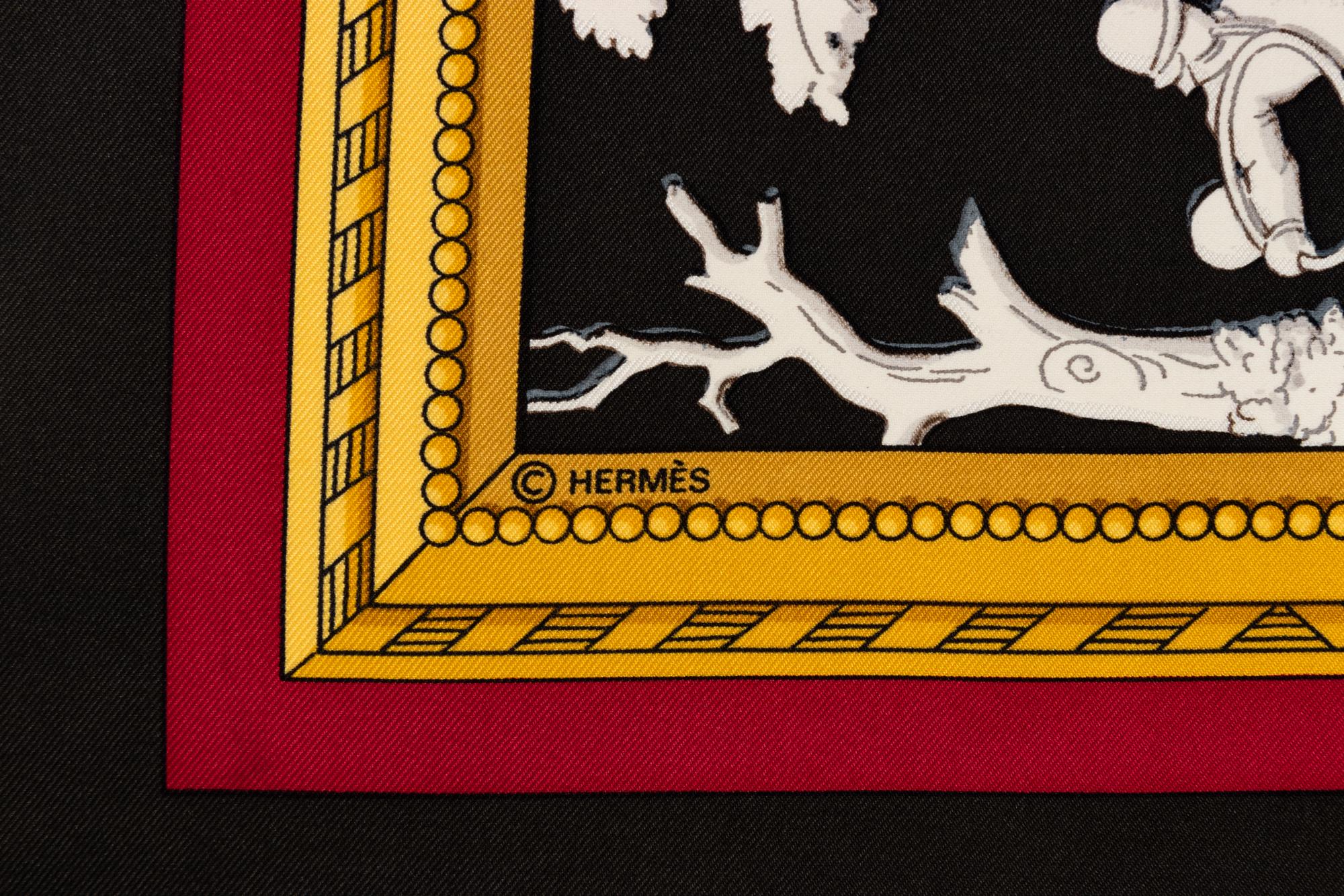 Two Hermès 90cm Silk Scarf, Carré