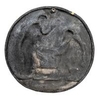 Four Lead Wall Plaques Depicting the Four Ages of Man Attributed to Bertel Thorvaldsen (Danish, c. 1770-1844)