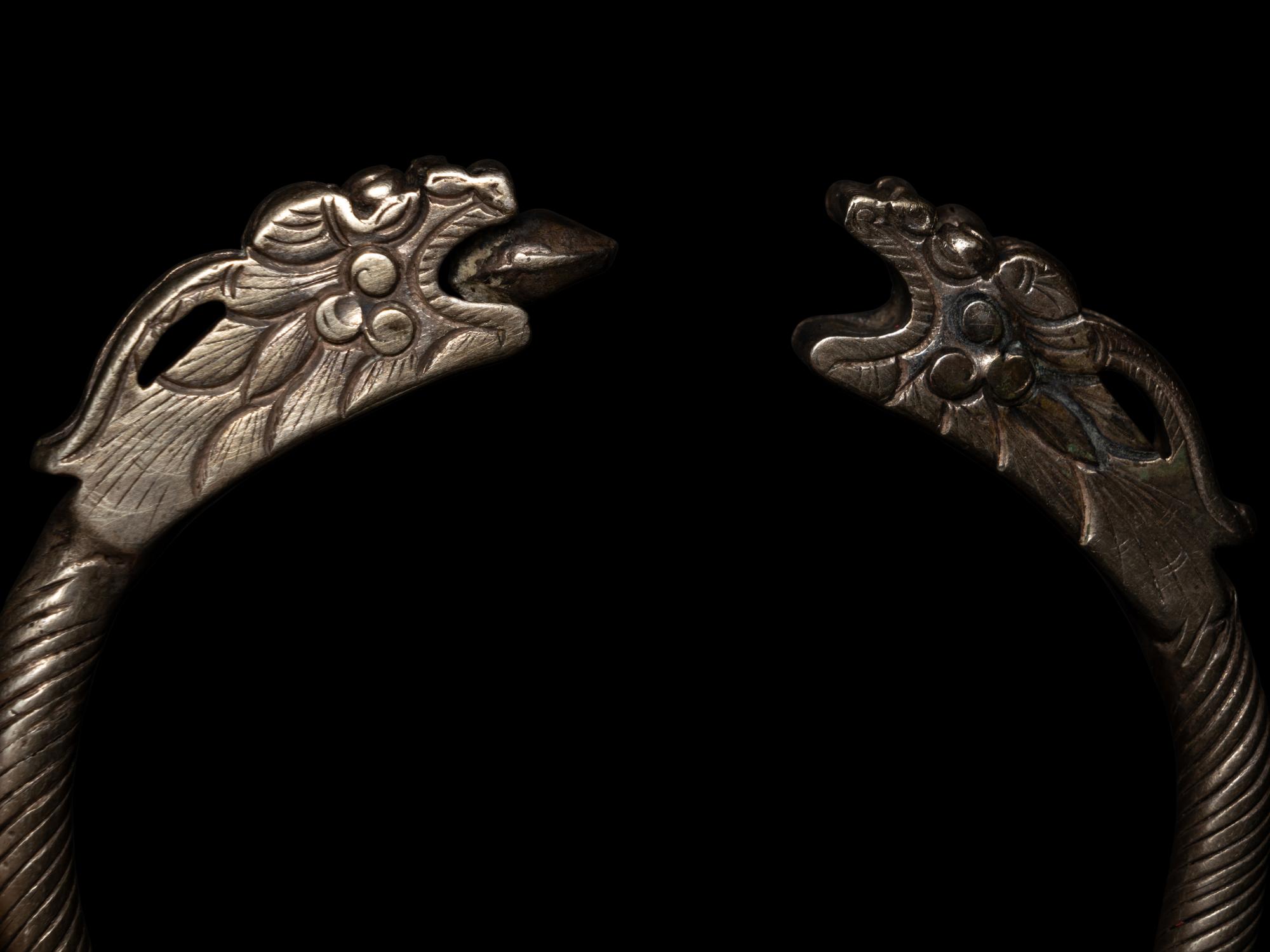 Three Chinese Metal Bracelets