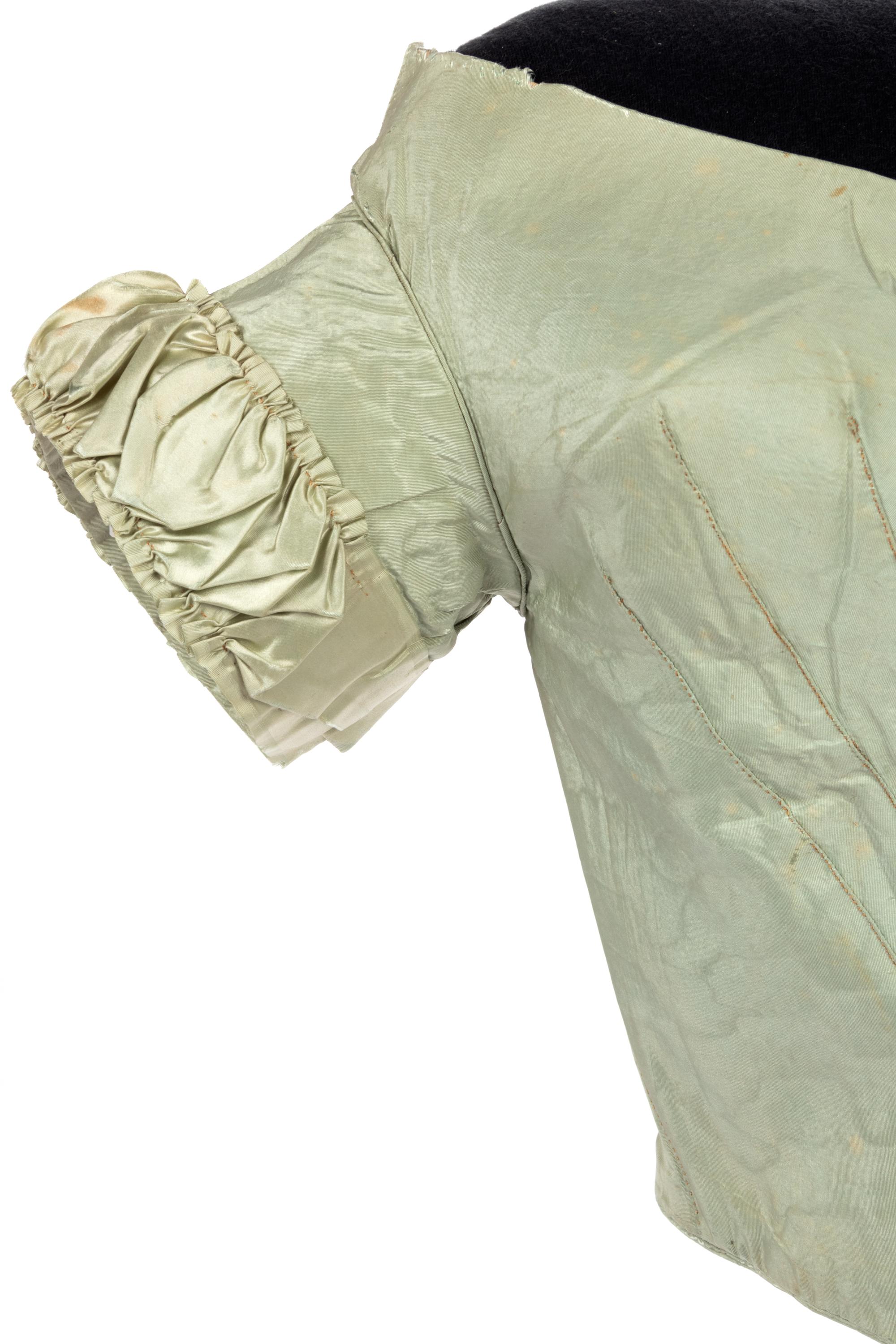 Three Silk Evening Bodices, 1850-60