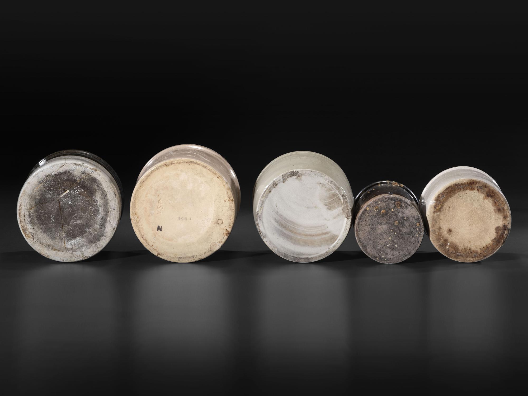 Twenty Stoneware Vessels