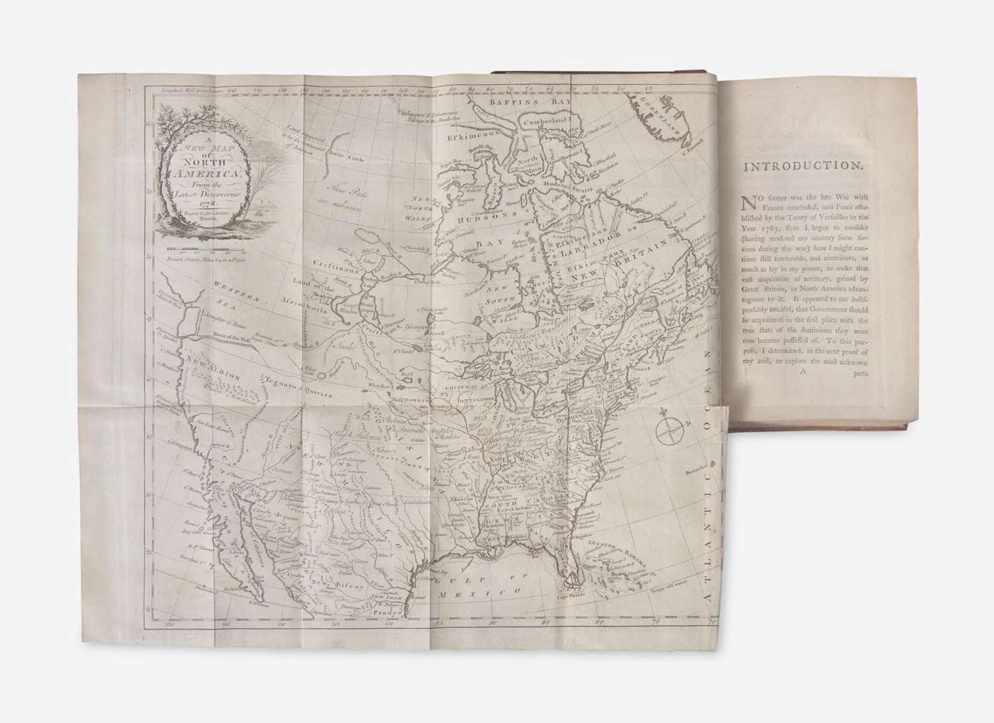 [Americana] Carver, J(onathan).: Travels Through the Interior Parts of North-America, in the Years 1766, 1767, and 1768