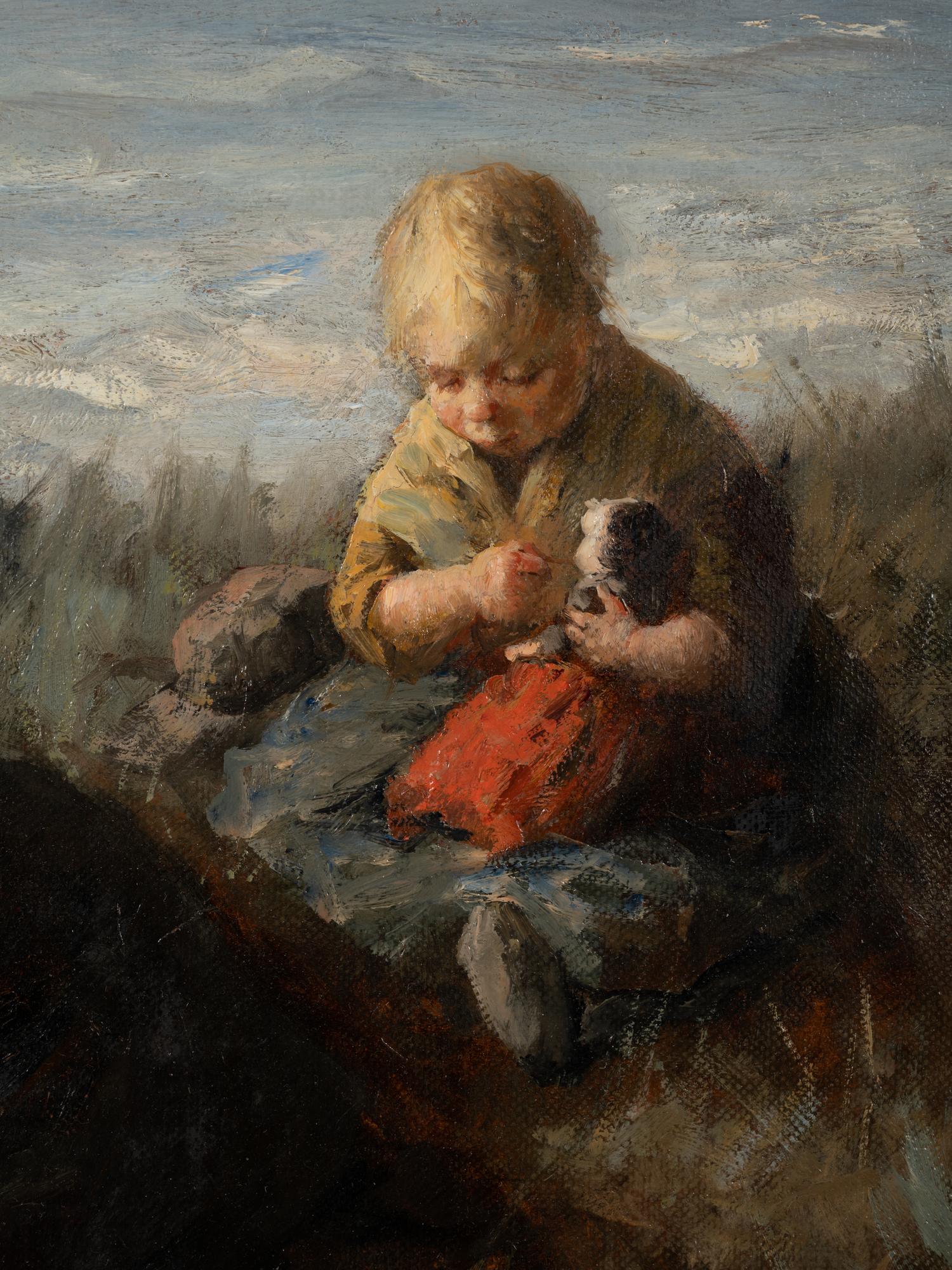 Mother and Child by the Sea