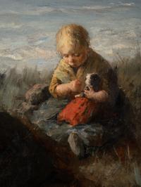 Mother and Child by the Sea